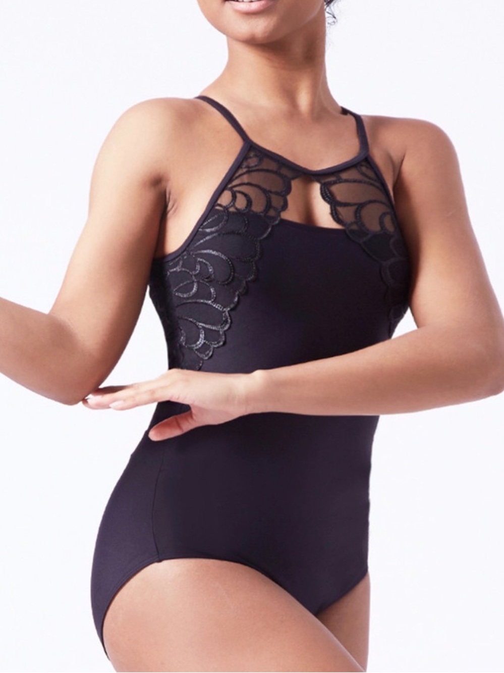 BNWT Wear Moi Black Bodysuit